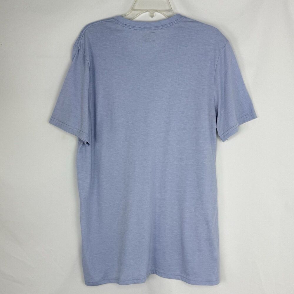 Public Opinion Men's Blue V-Neck T Shirt Tee XL Short Sleeve - Picture 2 of 12
